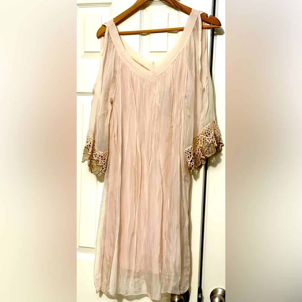 Women’s Italian Cold Shoulder Dress